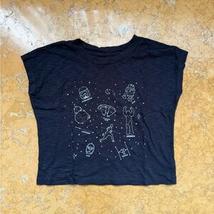 Black Star Wars Graphic Tee